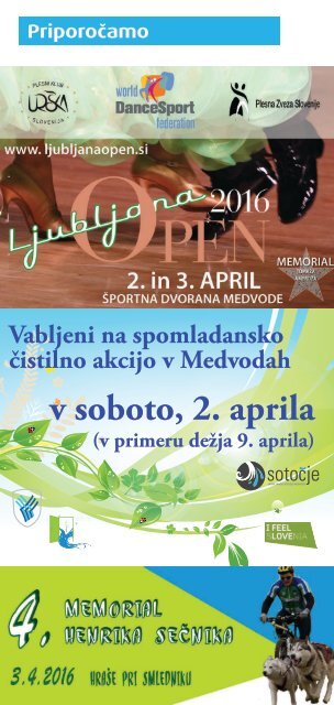 KAM? v MEDVODAH! april in maj