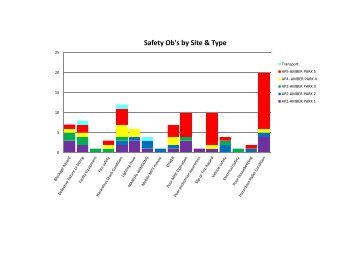 Safety Ob by Type and Site