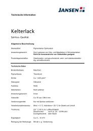 Kelterlack - Jansen