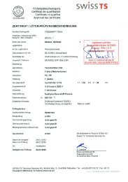 zertifiziert - Wolf (Schweiz) AG