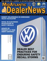 APRIL 2016 MidAtlantic Dealer News