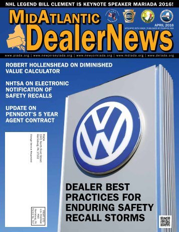 APRIL 2016 MidAtlantic Dealer News