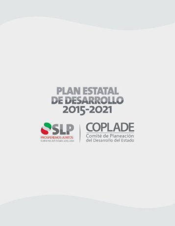 Plan Estatal de Desarrollo 2016