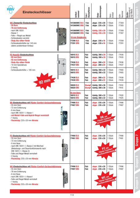 NEU! - KBV Beschlagtechnik Velbert