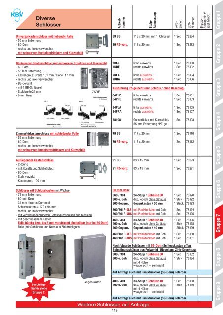 NEU! - KBV Beschlagtechnik Velbert