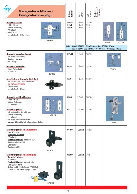 NEU! - KBV Beschlagtechnik Velbert