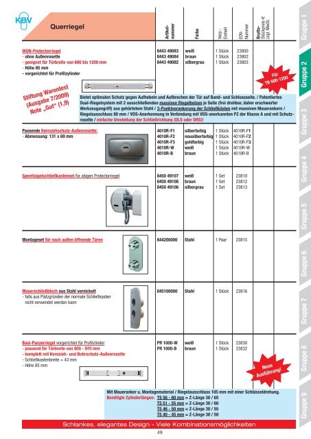 NEU! - KBV Beschlagtechnik Velbert