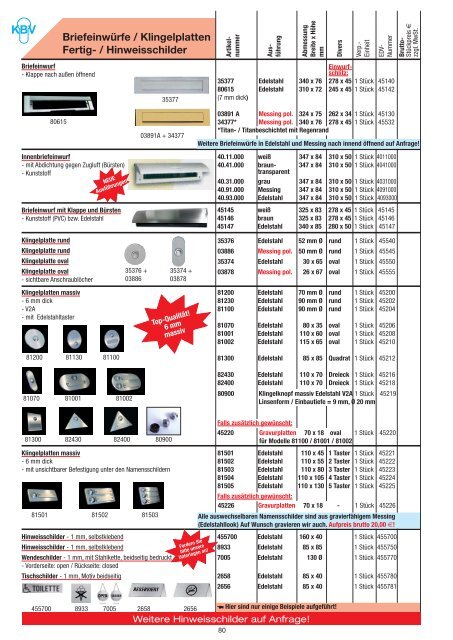 NEU! - KBV Beschlagtechnik Velbert