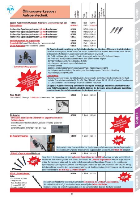 NEU! - KBV Beschlagtechnik Velbert