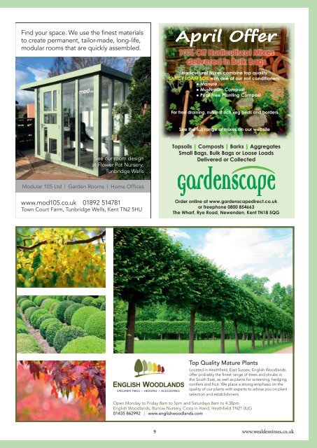 Wealden Times | WT170 | April 2016 | Garden supplement inside