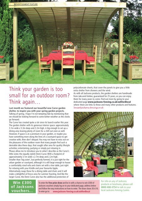 Wealden Times | WT170 | April 2016 | Garden supplement inside