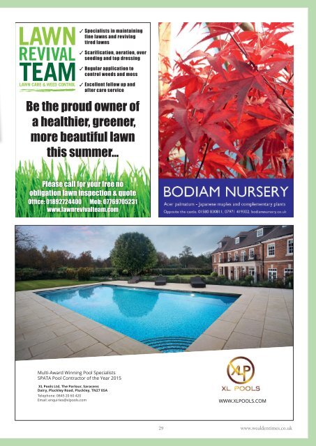 Wealden Times | WT170 | April 2016 | Garden supplement inside