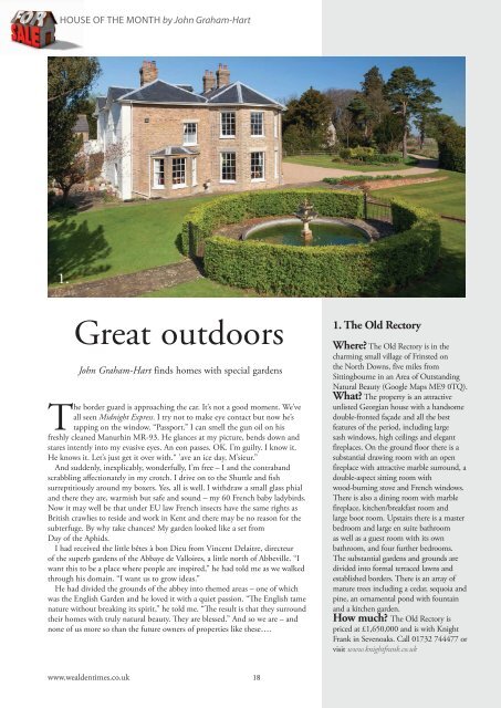 Wealden Times | WT170 | April 2016 | Garden supplement inside