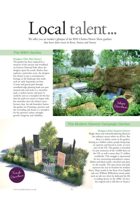 Wealden Times | WT170 | April 2016 | Garden supplement inside