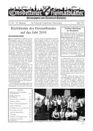 Heimatblatt Nr. 103 - Heimatbund Emsdetten eV