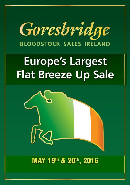 Europe's Largest Flat Breeze Up Sale