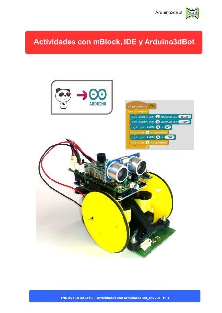 Actividades con mBlock IDE y Arduino3dBot