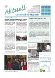 Frohe Ostern - Die Mathias Stiftung