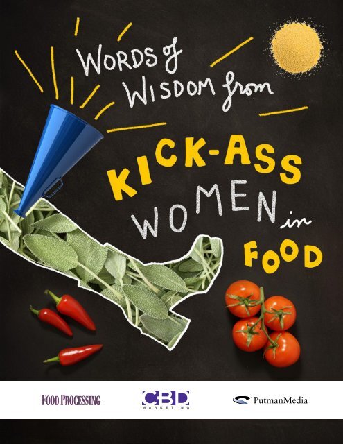 A KICK-ASS WOMAN IN THE FOOD AND BEVERAGE INDUSTRY…