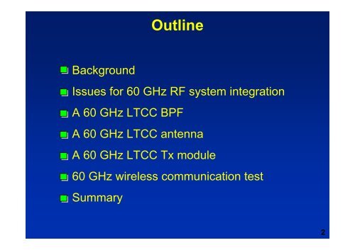 60 GHz LTCC SoP module integrating all transmitter