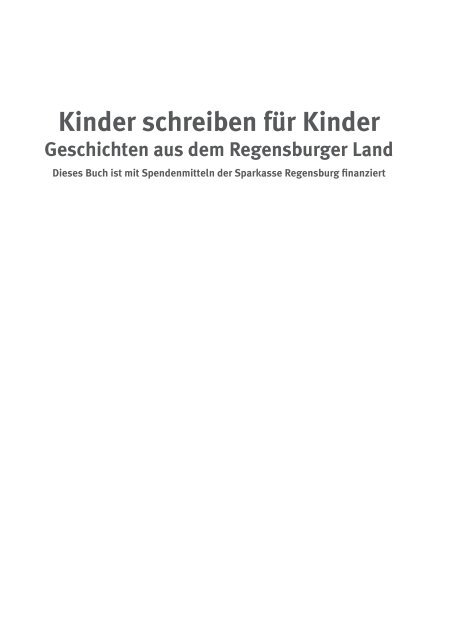 Kinder schreiben für Kinder 2011