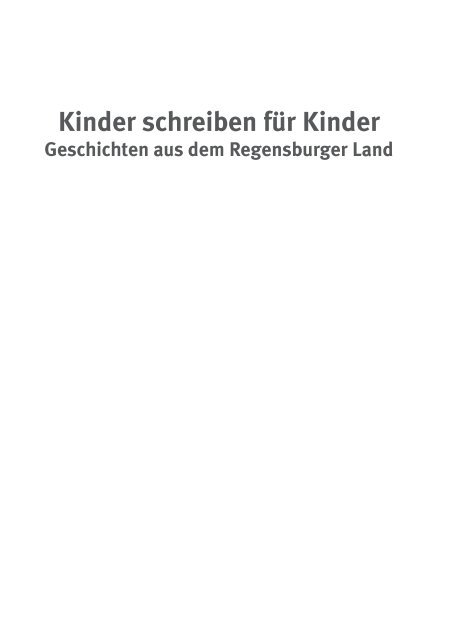 Kinder schreiben für Kinder 2010