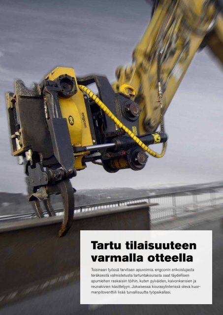 Tuotelehti - engcon Finland