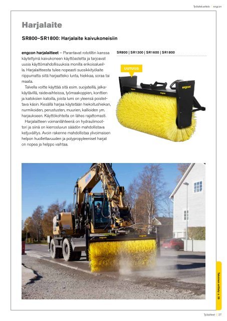 Tuotelehti - engcon Finland