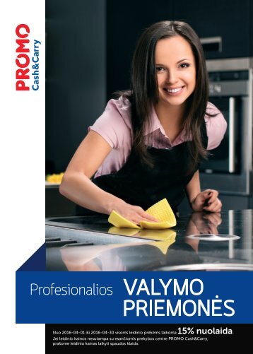 Valymo prekių katalogas Promo Cash Carry 2016