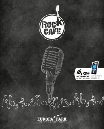 Speisekarte Europa-Park Rock-Café