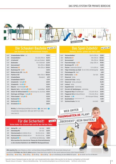 Traumgarten - Der Spielgeräte-Planer 