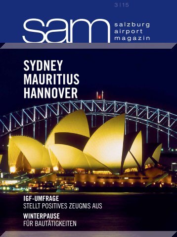 Salzburg Airport Magazin SAM 2015-03