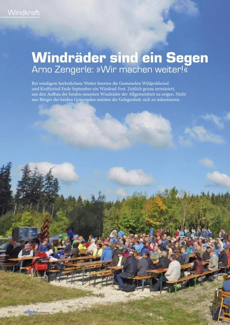 ALLGÄU ALTERNATIV Herbst/Winterausgabe 2015/16