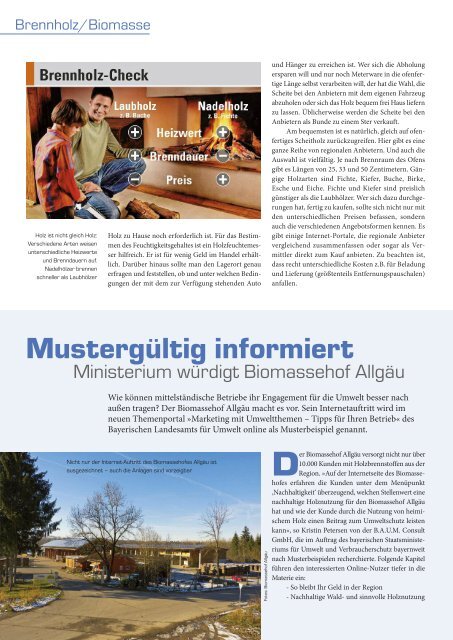 ALLGÄU ALTERNATIV Herbst/Winterausgabe 2015/16