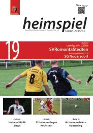 heimspiel - 19. Spieltag