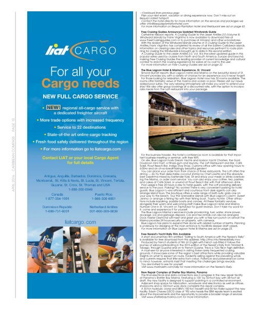 Caribbean Compass Yachting Magazine April 2016