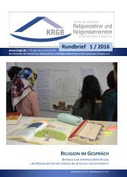 KRGB Rundbrief 2016  / 1