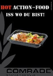 COMRADE - Dein Militärfachhandel: Hot Action Food Broschüre