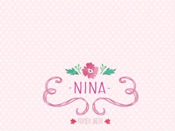 Nina primer añito 