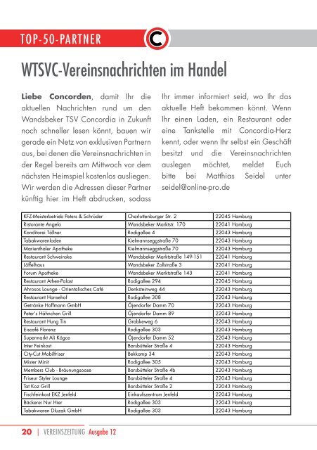 Vereinsnachrichten 2014/2015 #12 HR