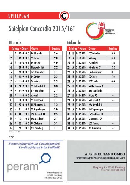 Vereinsnachrichten 2014/2015 #12 HR