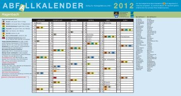 ABF LLKALENDER 2012 - Ausgehen in Germersheim