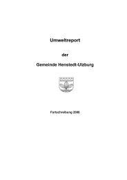 Umweltreport der Gemeinde Henstedt-Ulzburg