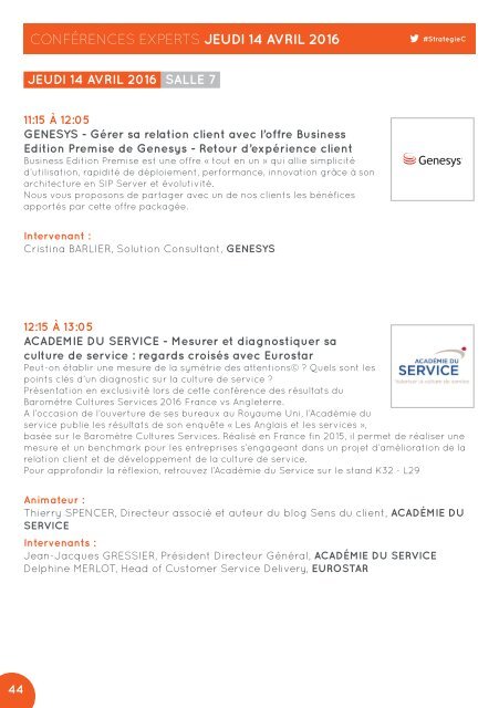 PROGRAMME OFFICIEL