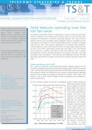 Total telecom spending over the last ten years - InfoCom