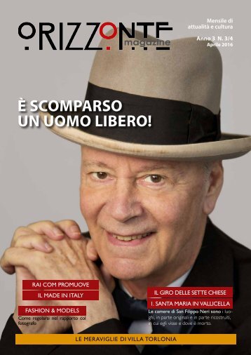 Orizzonte nÂ°3/4  Aprile 2016