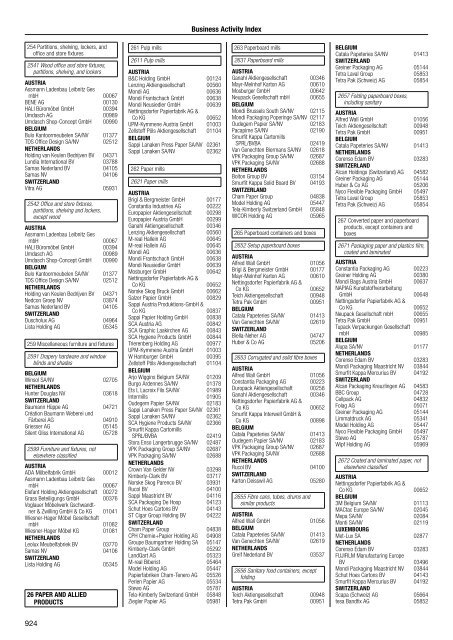 Major Companies of Europe 2010 - Gale - Cengage Learning