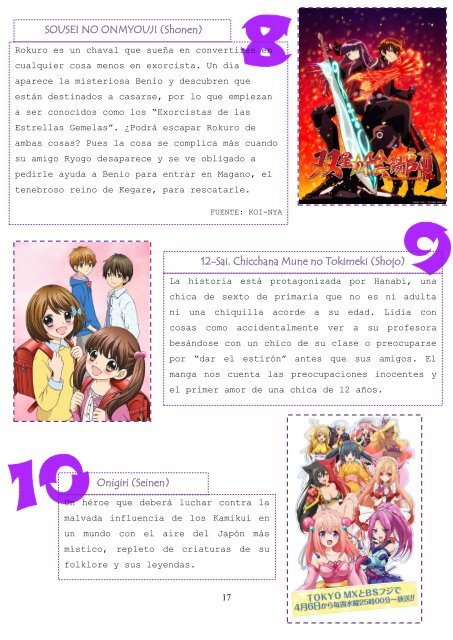 Revista tanuki. La revista para otakus (Abril 2016)