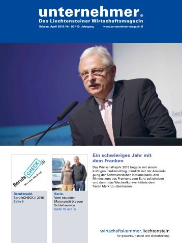 unternehmer. April 2016