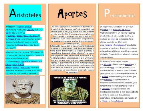 trifolio de socrates y aristoteles y platon!